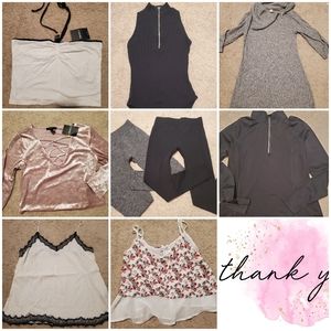 9 piece woman bundle size L